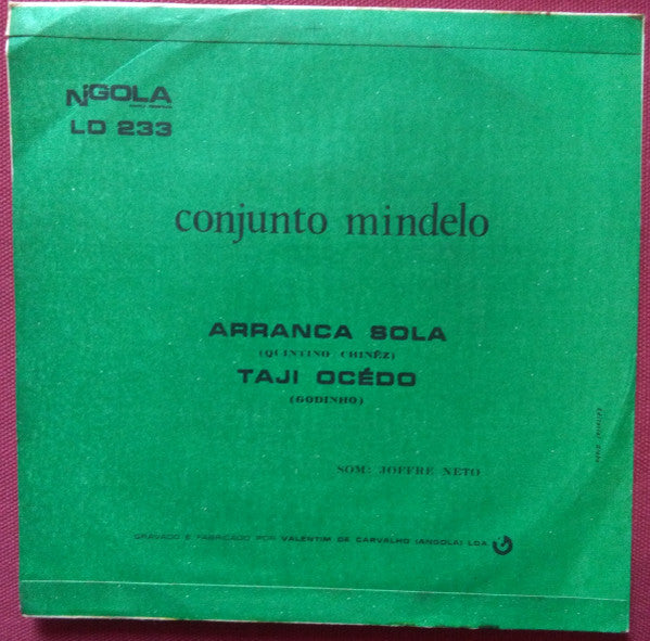 Conjunto Mindelo : Arranca Sola  (7")