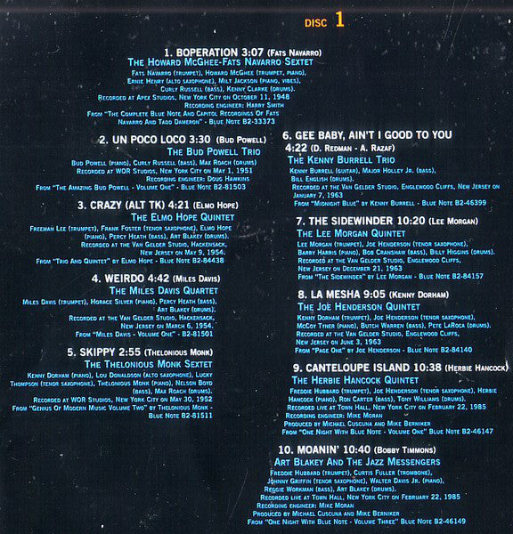 Various : Blue Note: A Story Of Modern Jazz (2xCD, Comp)