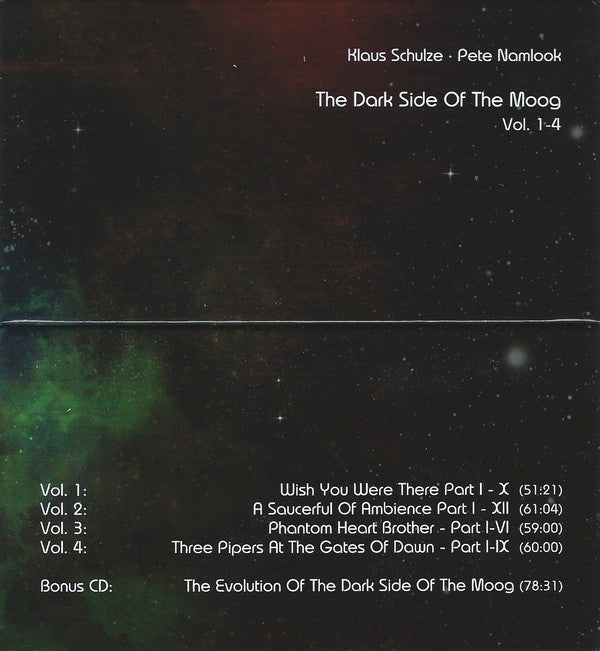 Klaus Schulze ∙ Pete Namlook - The Dark Side Of The Moog Vol. 1-4