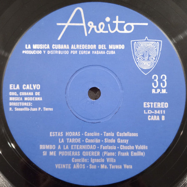 Ela Calvo : Ela Calvo (LP, Album, Blu)