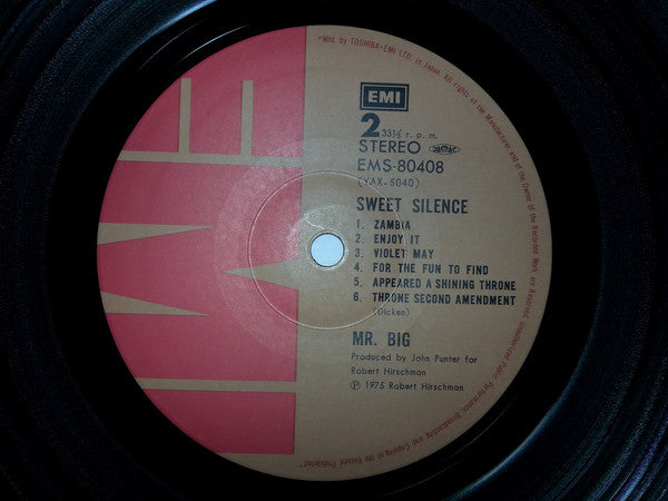 Mr Big : Sweet Silence (LP, Album)
