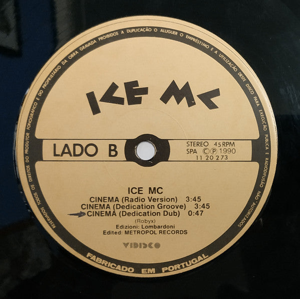 ICE MC : Cinema (12")