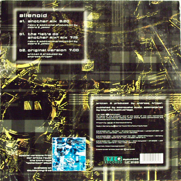Der Dritte Raum : Alienoid (Remixes) (12")