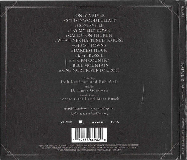 Bob Weir : Blue Mountain (CD, Album, Gat)