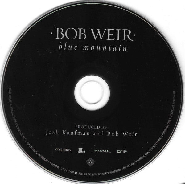 Bob Weir : Blue Mountain (CD, Album, Gat)