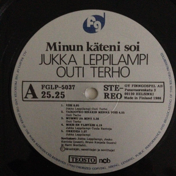 Jukka Leppilampi, Outi Terho : Minun Käteni Soi (LP, Album)