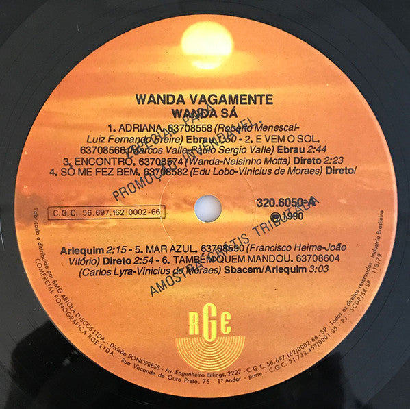 Wanda Sá : Wanda Vagamente (LP, Album, RE)