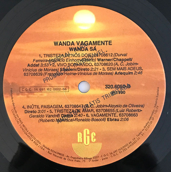 Wanda Sá : Wanda Vagamente (LP, Album, RE)