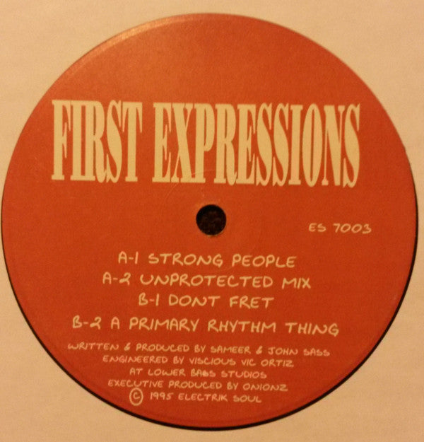 Sameer & Sass : First Expressions (12")