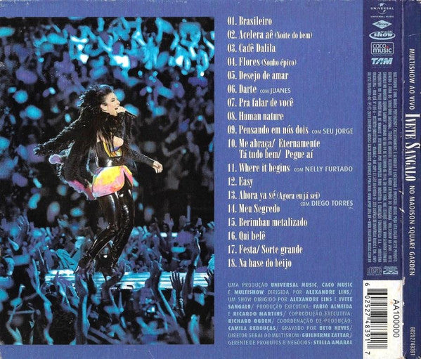 Ivete Sangalo : Multishow Ao Vivo: No Madison Square Garden  (CD, Album)