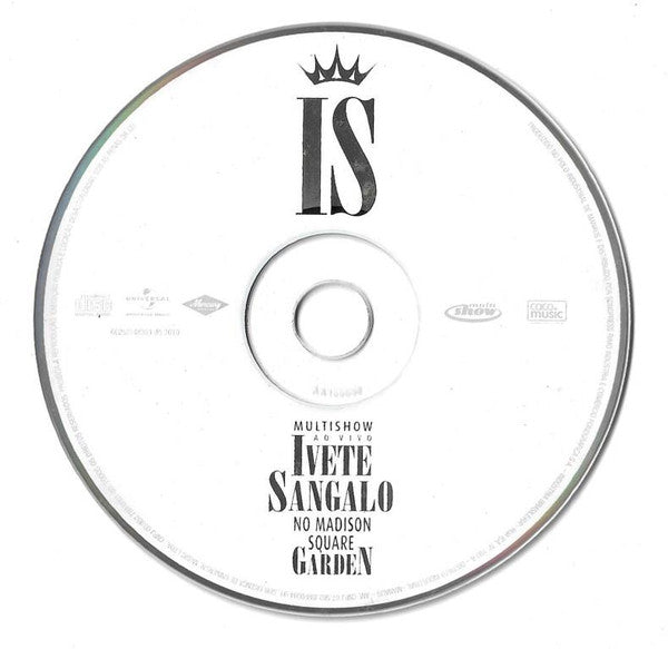 Ivete Sangalo : Multishow Ao Vivo: No Madison Square Garden  (CD, Album)