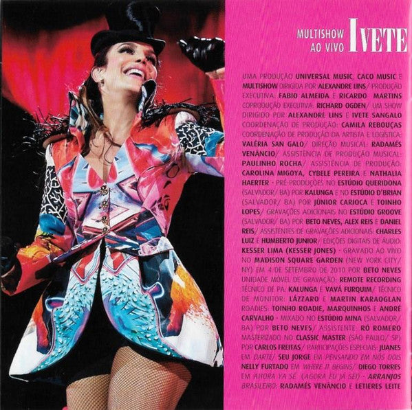 Ivete Sangalo : Multishow Ao Vivo: No Madison Square Garden  (CD, Album)