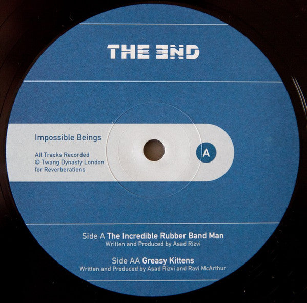 Impossible Beings : The Incredible Rubber Band Man / Greasy Kittens (12")