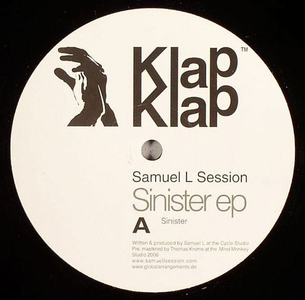 Samuel L Session : Sinister EP (12", EP)