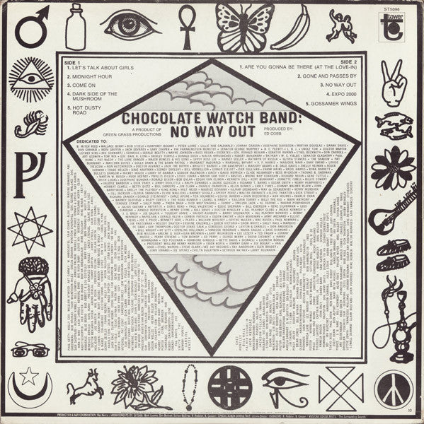 Chocolate Watch Band* : No Way Out (LP, Album, Scr)